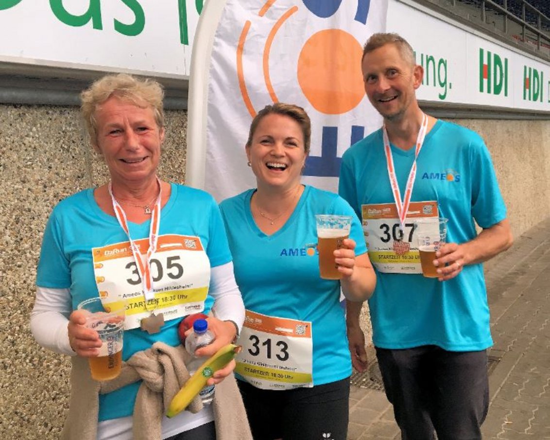 AMEOS Klinikum Hildesheim meistert sportlichen B2 Run Feierabendlauf