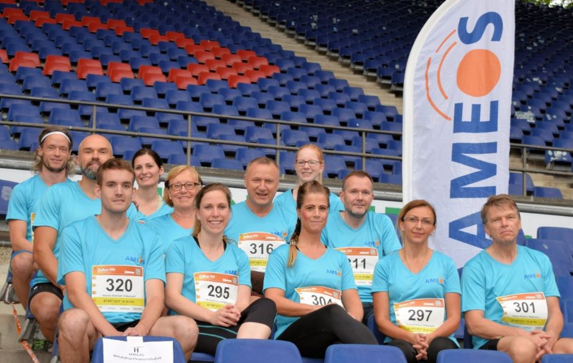 AMEOS Klinikum Hildesheim meistert sportlichen B2 Run Feierabendlauf