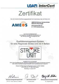 Regionale Stroke Unit erfolgreich rezertifiziert