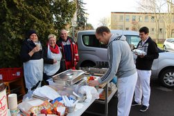 Krankenhausleitung am Grill