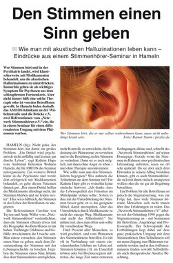 Stimmenhörer-Seminar im AMEOS Klinikum Hameln