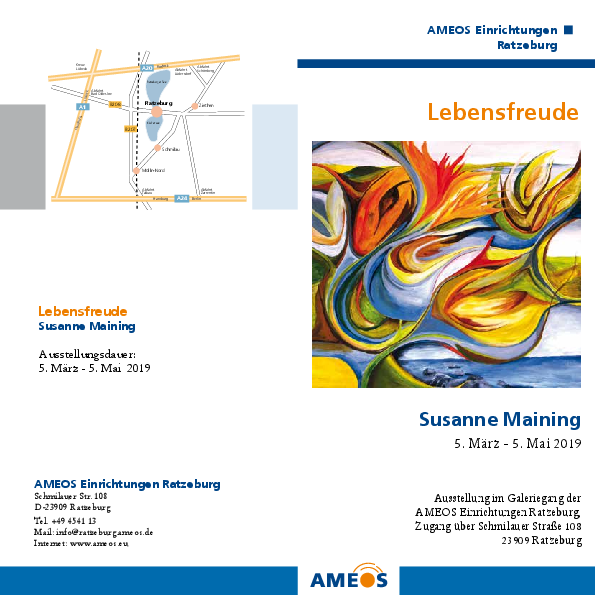 Ausstellung Lebensfreude - Arbeiten von Susanne Maining