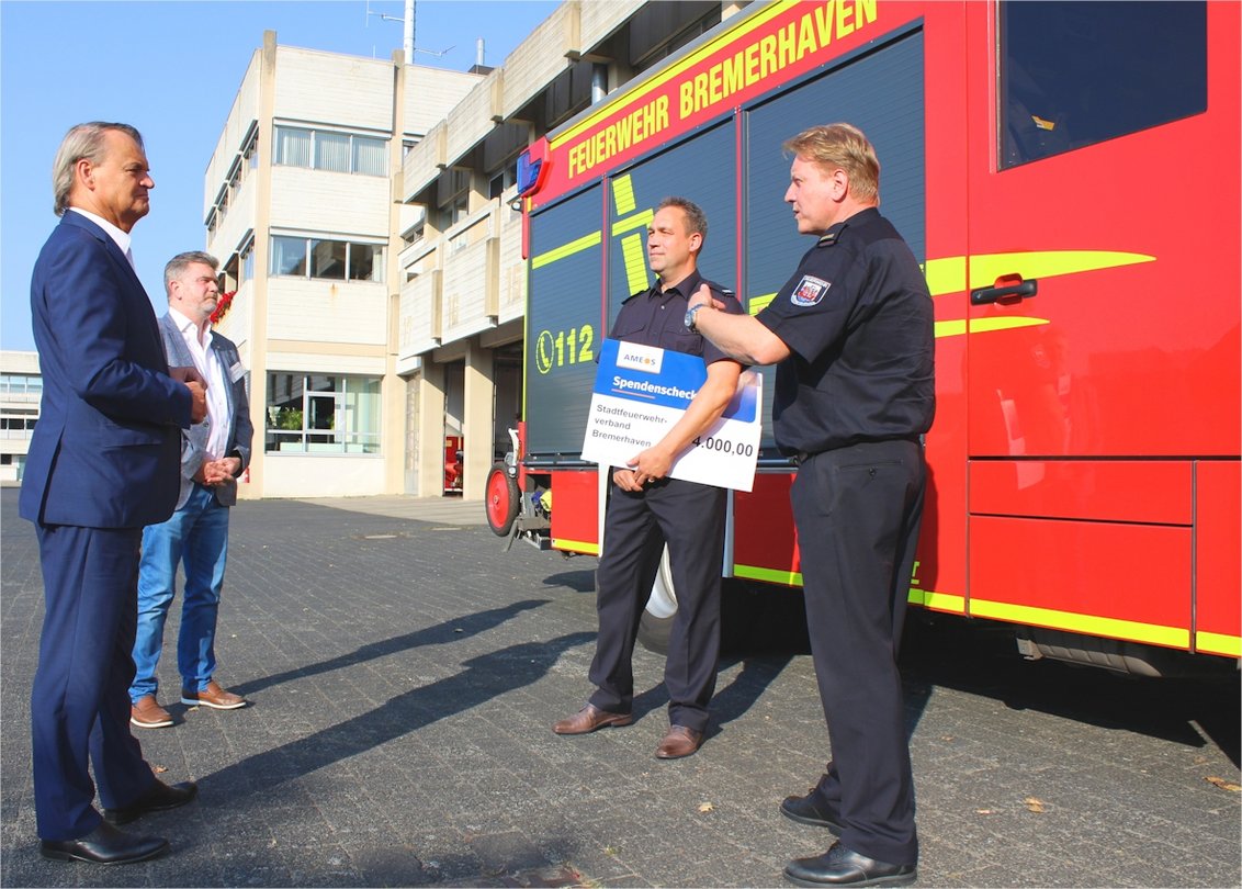 Euro 4.000,- Spende für Stadtfeuerwehrverband Bremerhaven