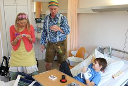 Klinikclowns im Einsatz