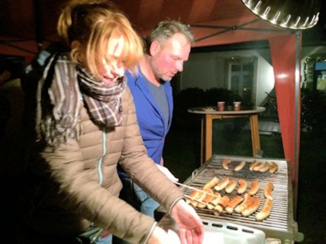 Grillen zum Winterbeginn